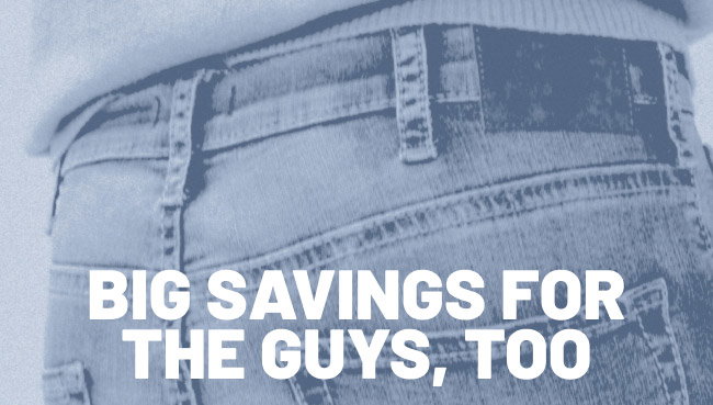 Be savings, for the guys, too