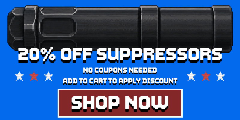 20% OFF SUPPRESSORS - SHOP NOW