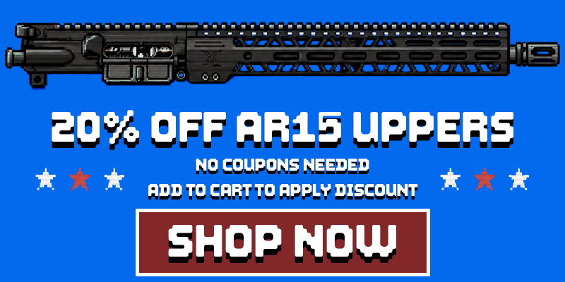 20% OFF AR15 UPPERS SHOP NOW