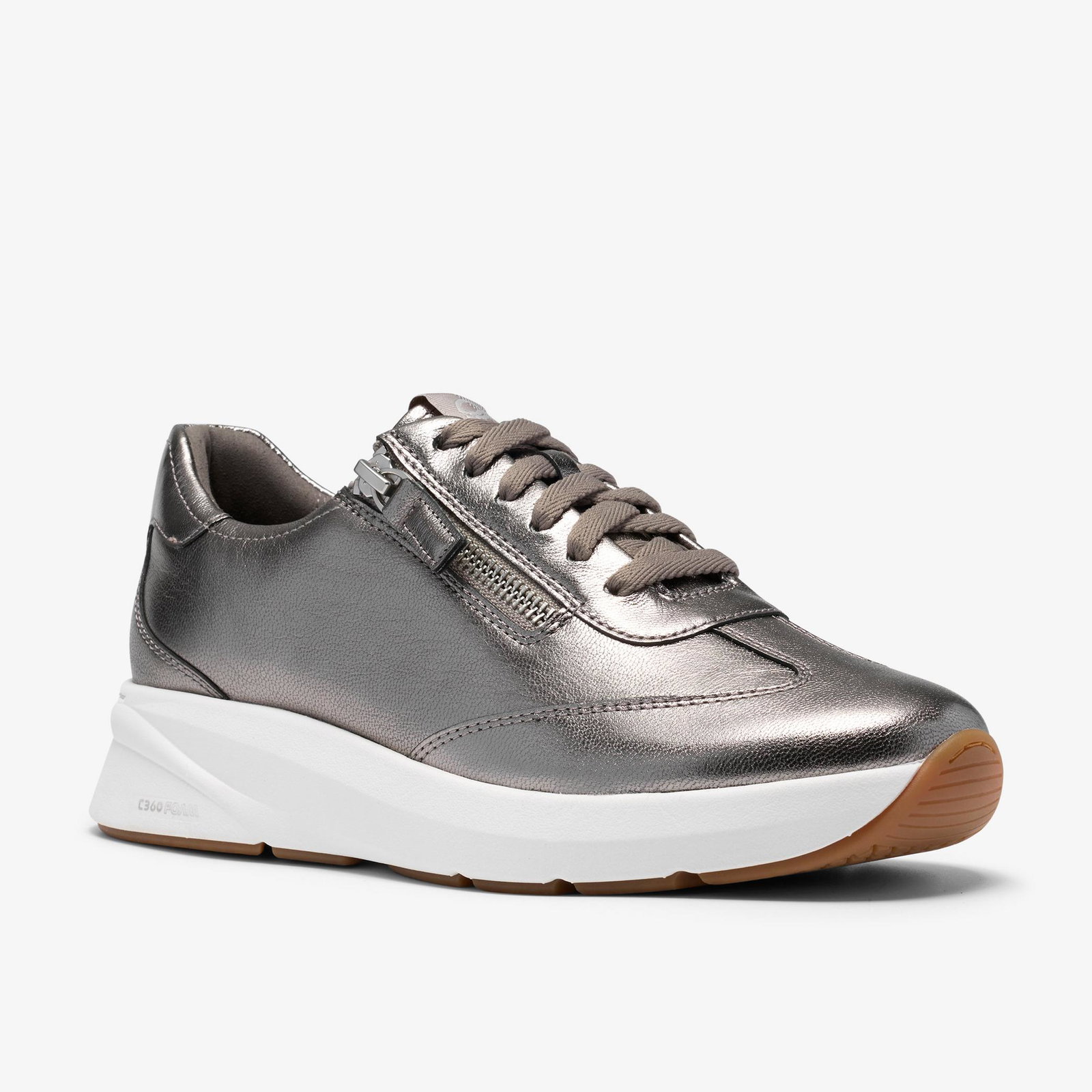 Shop Code Run Pewter Metallic