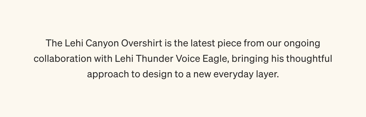 The Lehi Canyon Overshirt | Shop Now