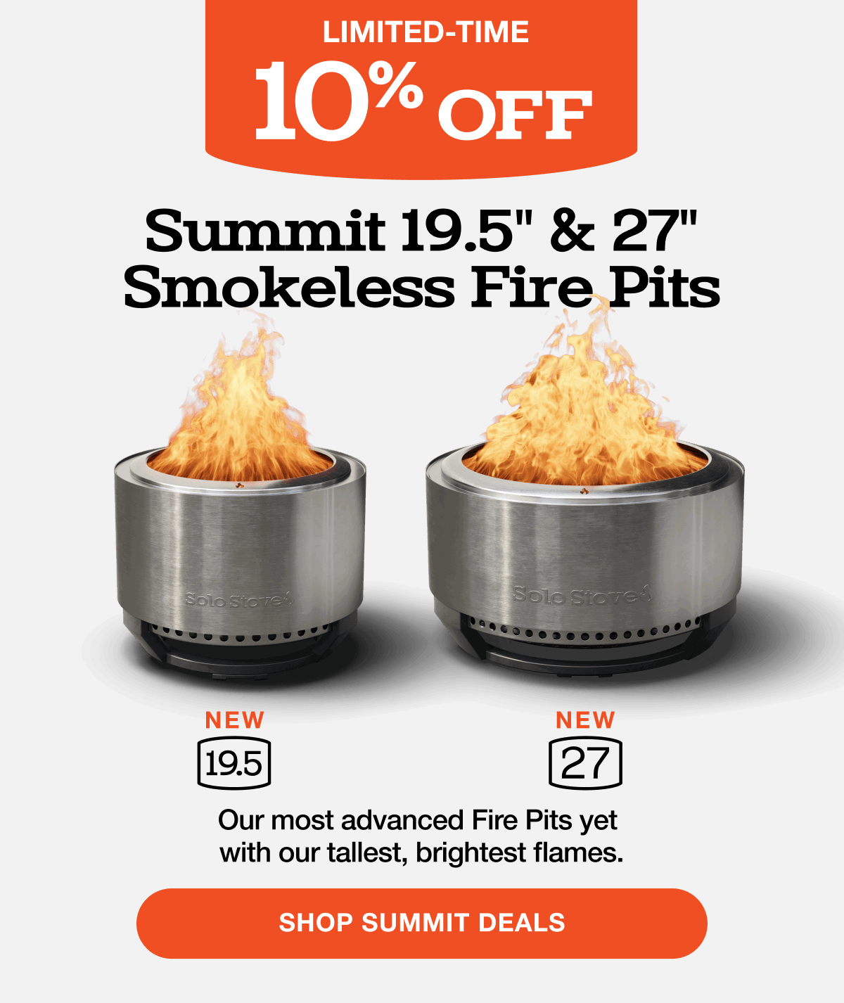 Summit Smokeless Fire Pit Series