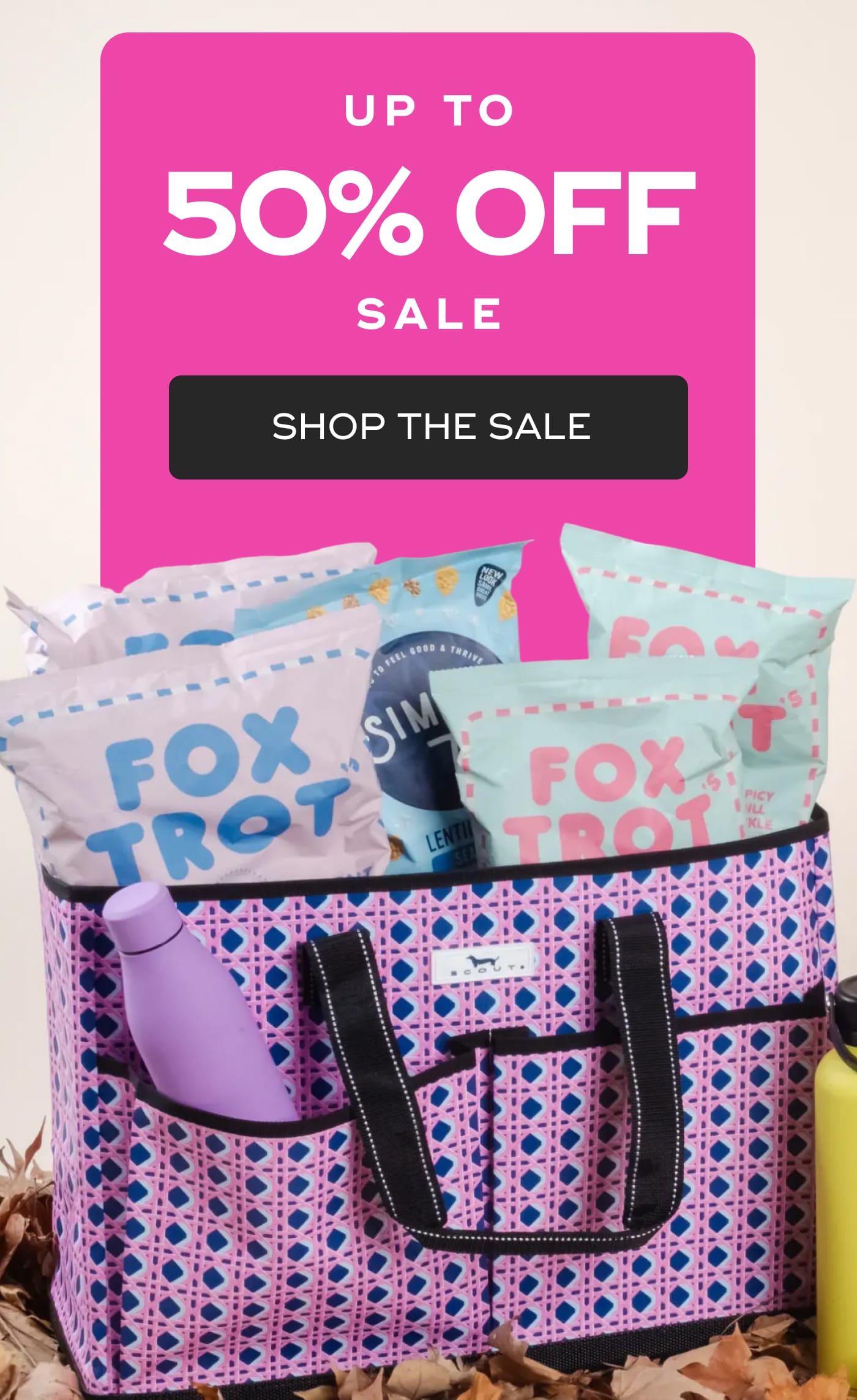UP TO. 50% OFF. SALE. SHOP THE SALE