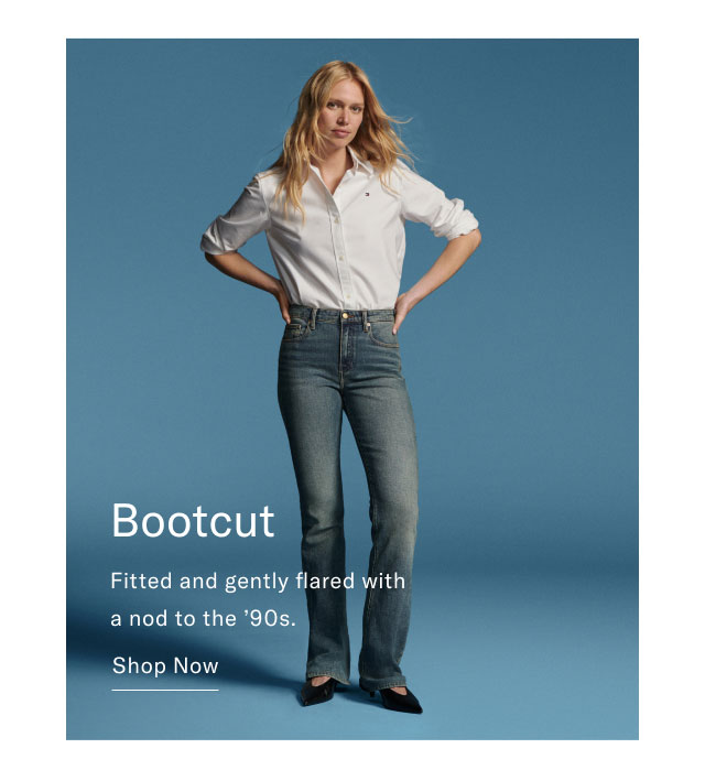 Bootcut Fitted and gently flared with a nod to the '90s. Shop Now