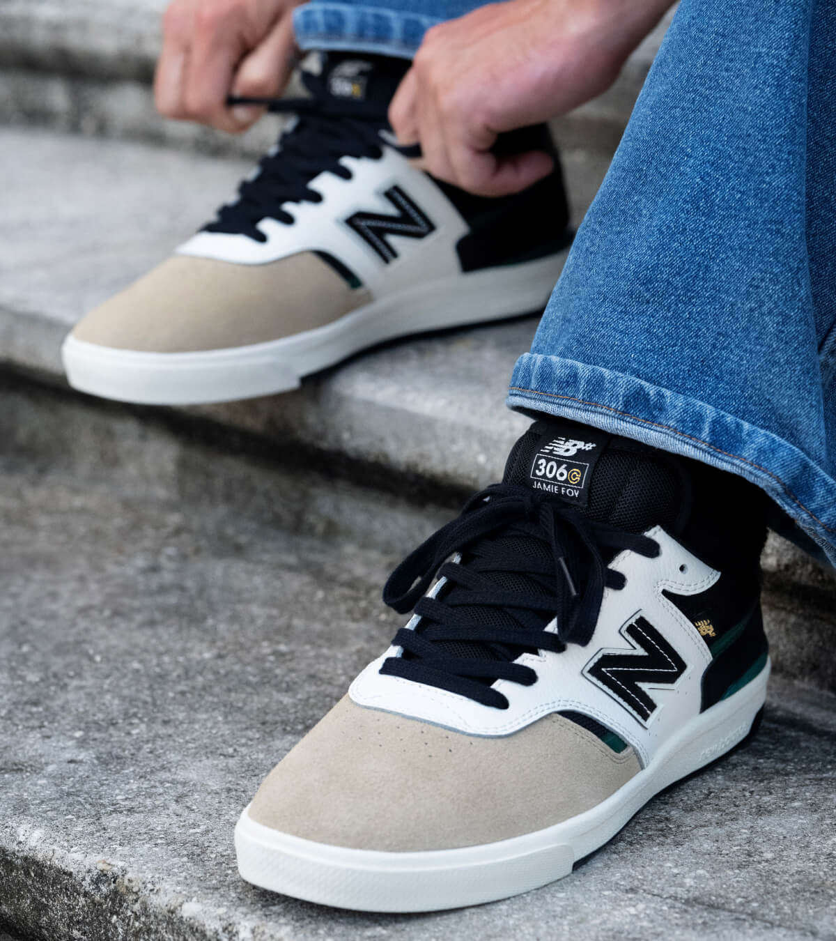 Shop men's shoes, featuring the Jamie Foy 306c's from New Balance