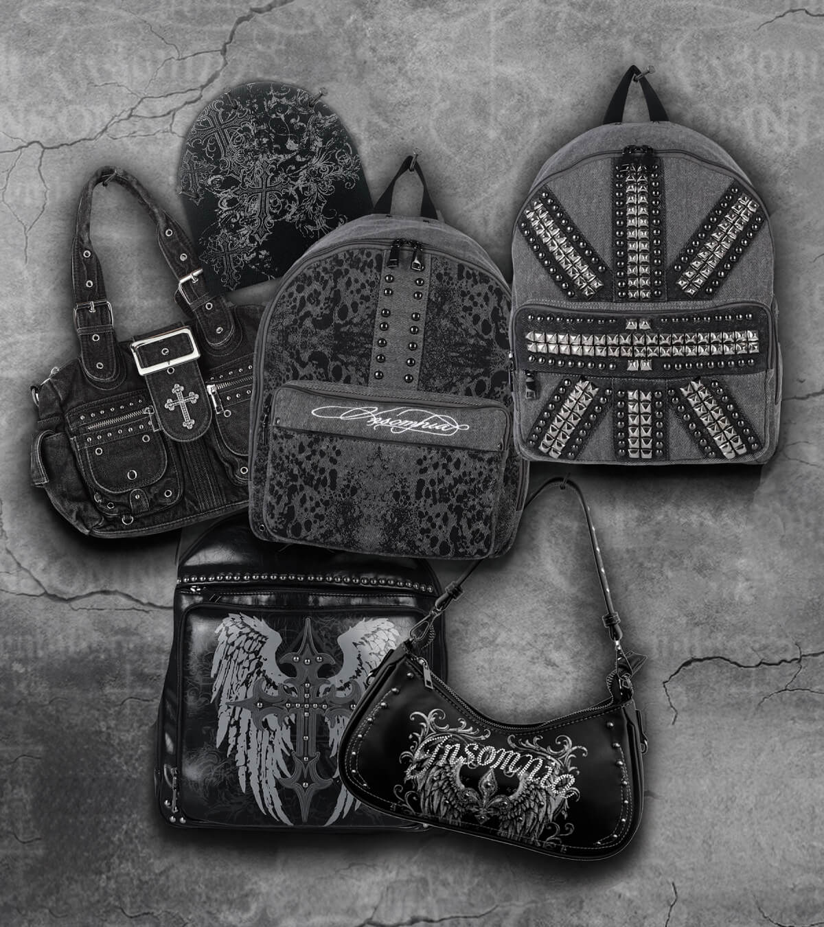 Shop new accessories, including backpacks and bags from Insomnia Visuals