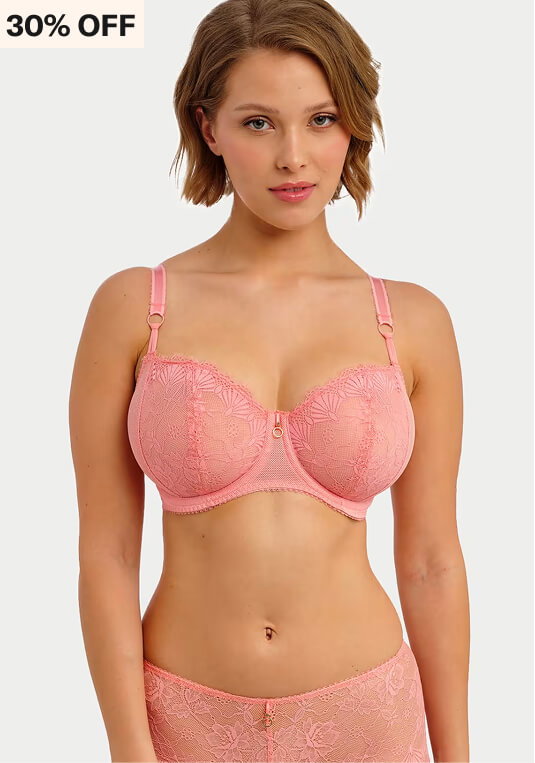 Freya Fascinate Balconette Bra Color: Peach