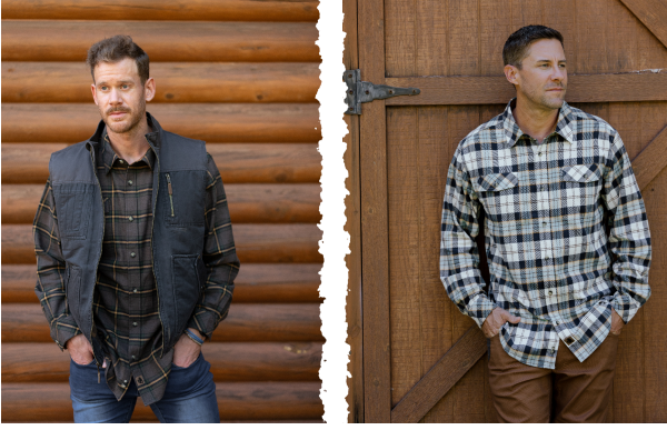 Men's Legendary Stretch Casual Flannel Shirt