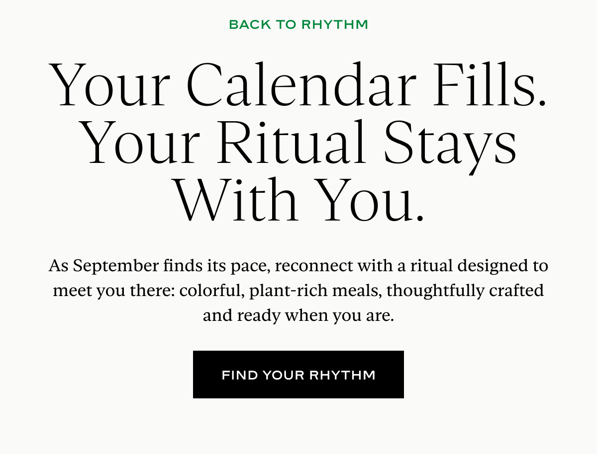 Your Calendar Fills. Your Ritual Stays With You.