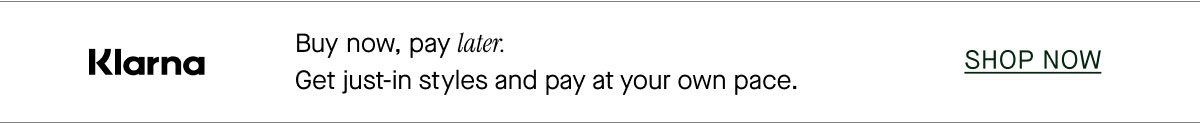 Buy now, pay later.