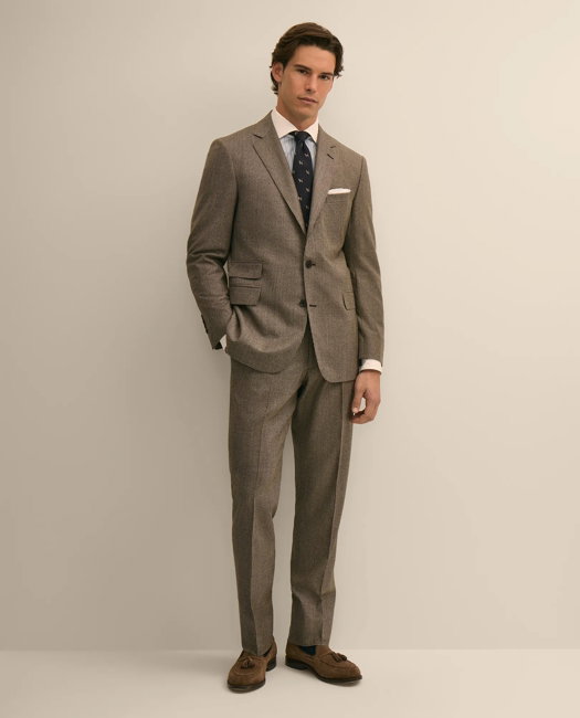 Image of Classic Fit Wool Windowpane 1818 Suit