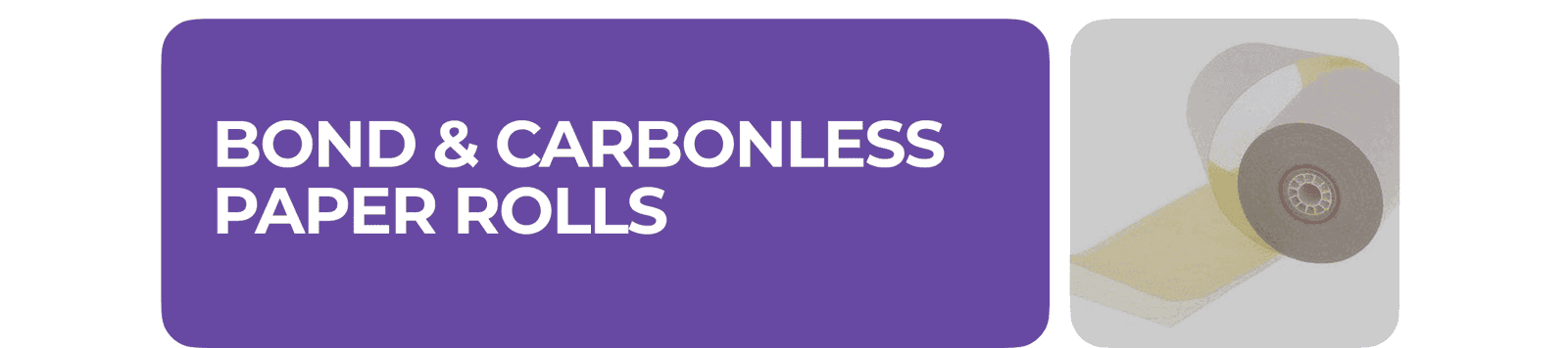 Bond & Carbonless Paper Rolls