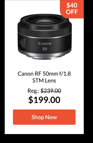 Canon RF 50mm f/1.8 STM Lens