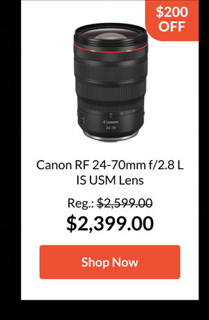 Canon RF 24-70mm f/2.8 L IS USM Lens
