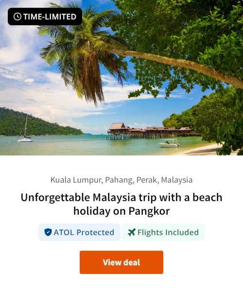Unforgettable Malaysia trip with a beach holiday on Pangkor