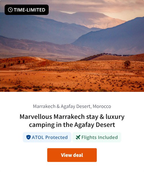 Marvellous Marrakech stay &amp; luxury camping in the Agafay Desert