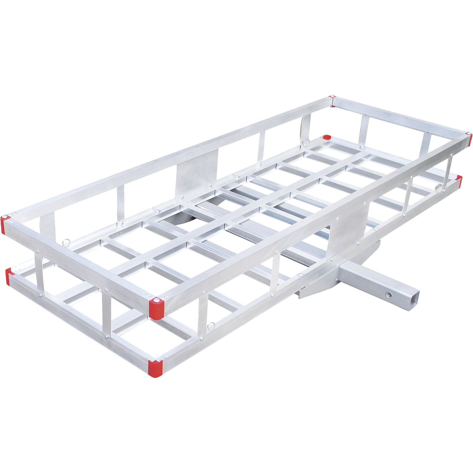 Ultra-Tow Aluminum Hitch Cargo Carrier, 60in. x 22.5in. x 8in.H, 500-Lb. Capacity, Silver