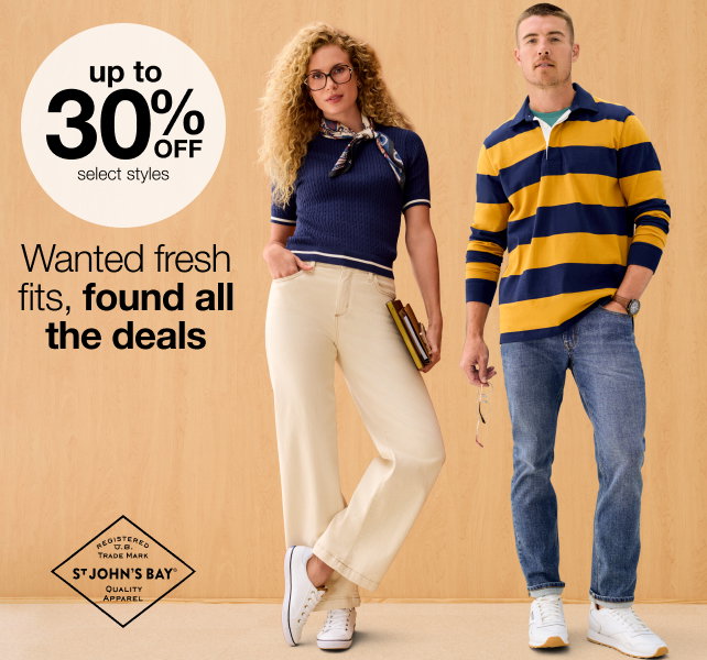 up to 30% OFF select styles | Wanted fresh fits, found all the deals