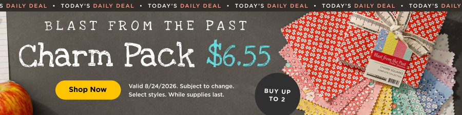 Blast from the Past Charm Pack $6.55. Shop now. Valid 8/24/26. Subject to change. While supplies last. Select styles.