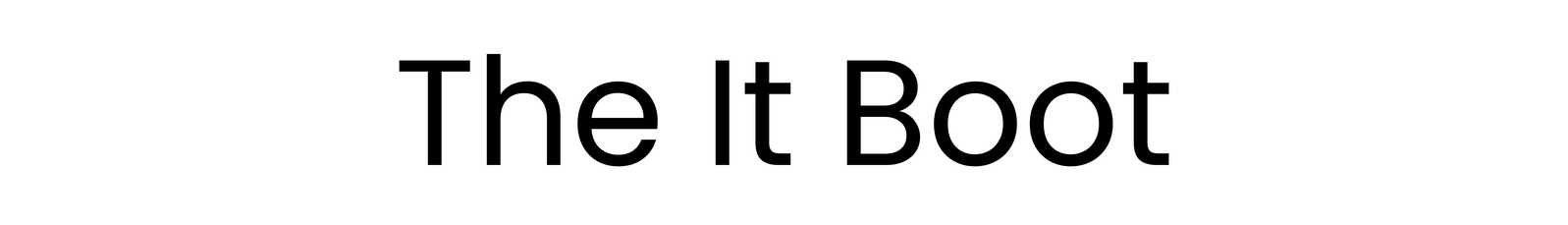 The It Boot