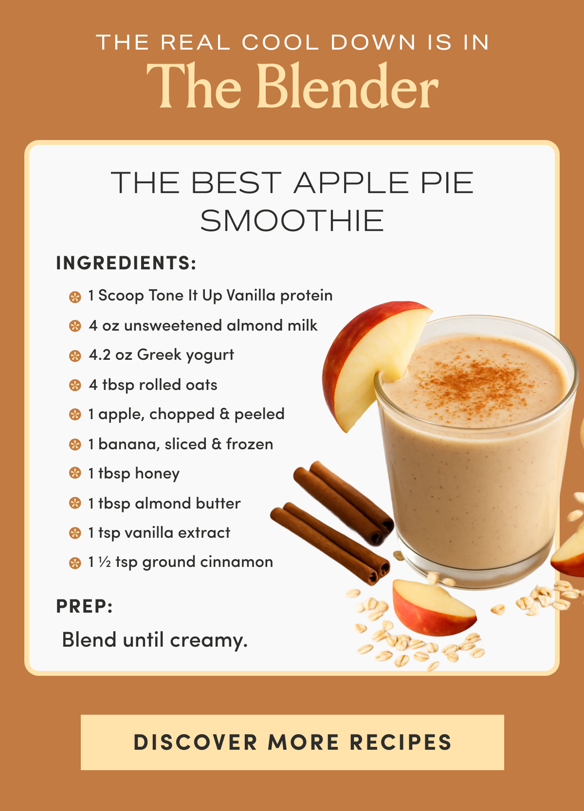The Best Apple Pie Smoothie