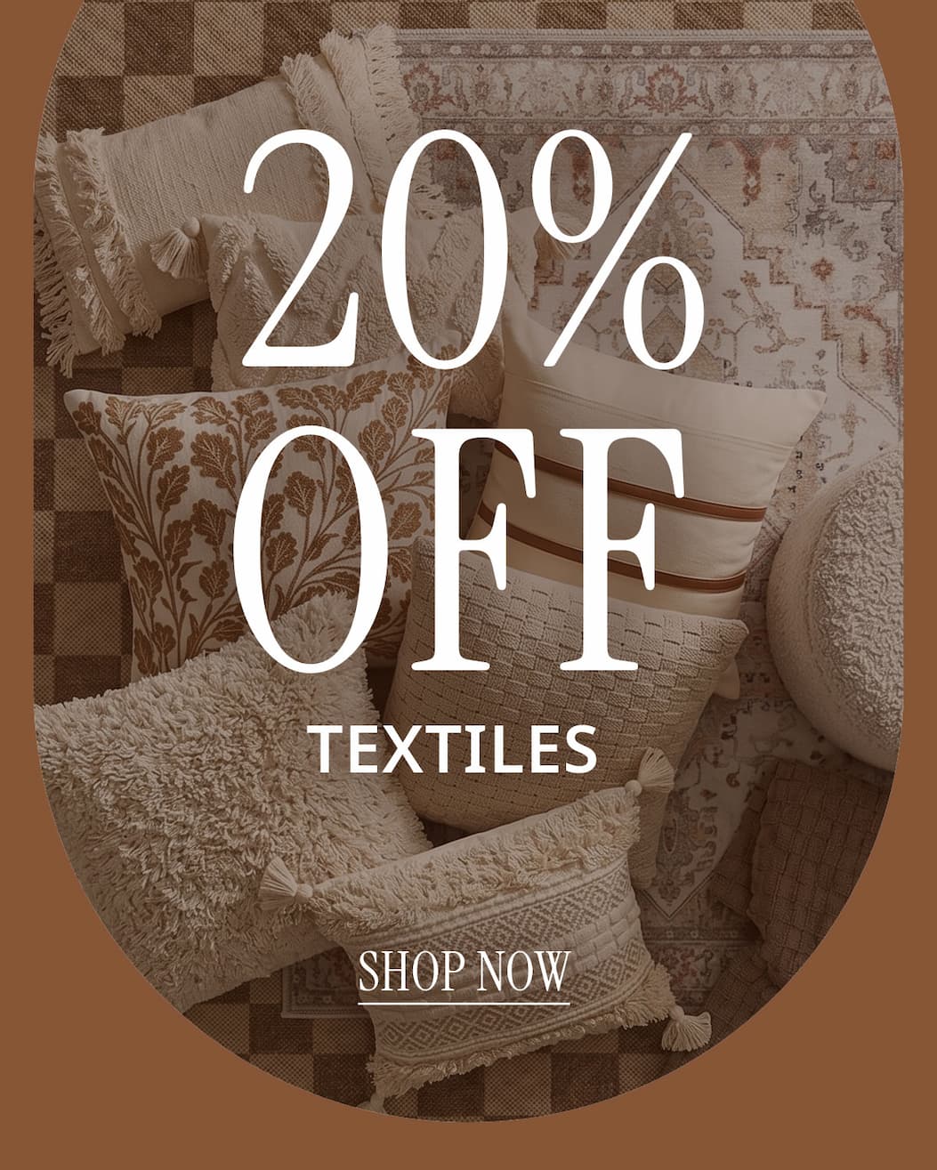 20% off textiles