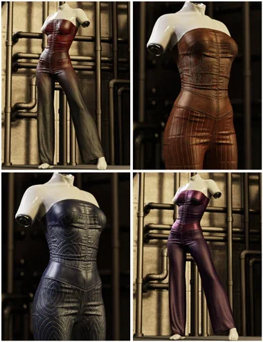 Textures Addon for Sleeveless Leather Suit