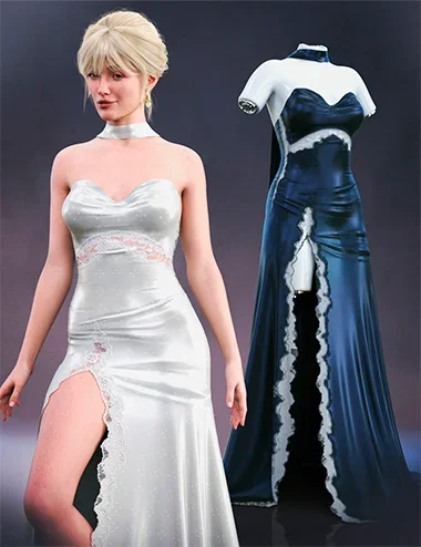 dForce LA Ball Outfit for Genesis 9 and 8 Female