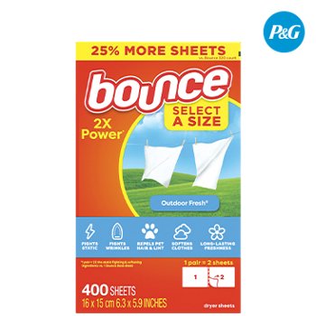 Bounce Select-a- Size Dryer Sheets