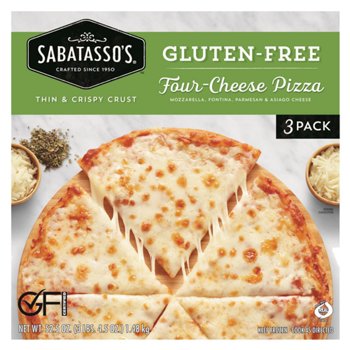 Sabatasso’s Gluten-Free Four-Cheese Pizza