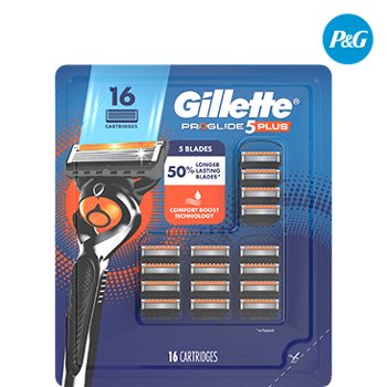 Gillette® ProGlide 5 Plus Razor Cartridges