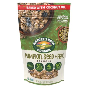 Nature’s Path Organic Pumpkin Seed + Flax Granola