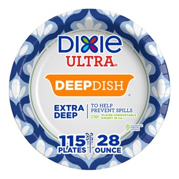 Dixie Ultra Deep Dish Plates