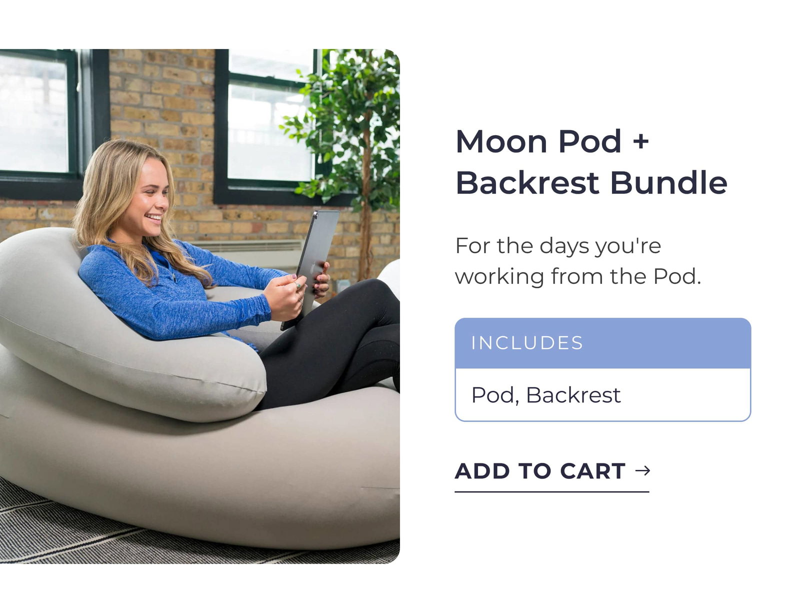 Moon pod+ Backrest bundle