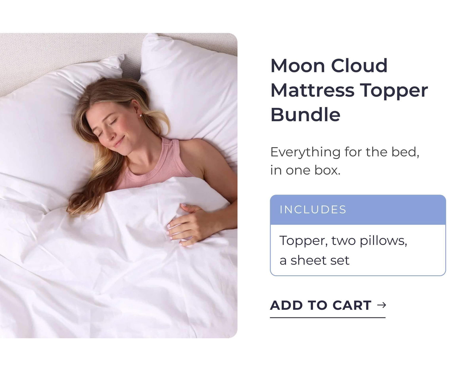Moon cloud mattress topper