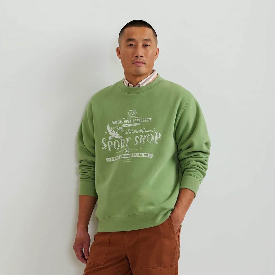 Men's Vintage Soft Sport Shop Crew