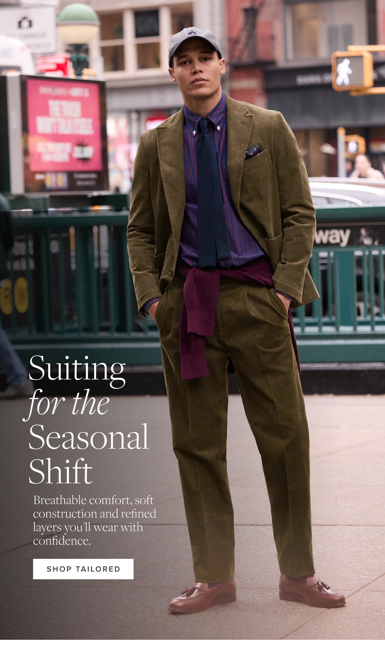 Suiting for the Seasonal Shift Shop Tailored
