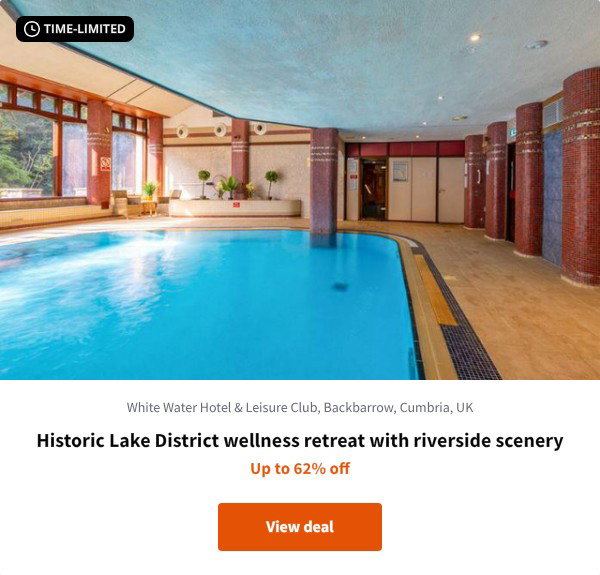 Historic Lake District wellness retreat with riverside scenery