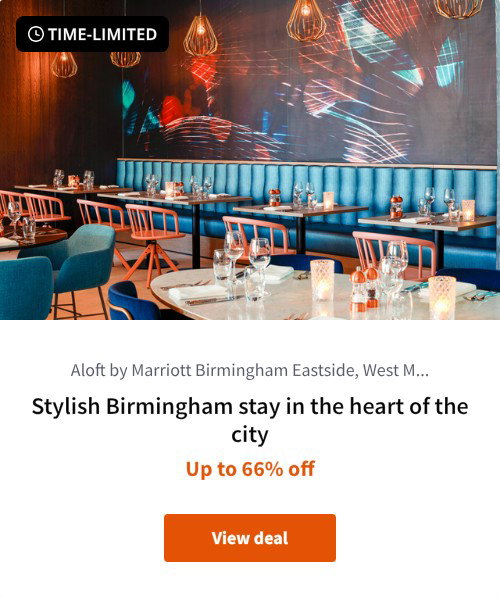 Stylish Birmingham stay in the heart of the city