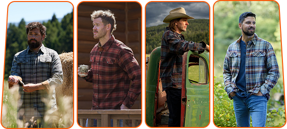 Men's Legendary Stretch Casual Flannel Shirt