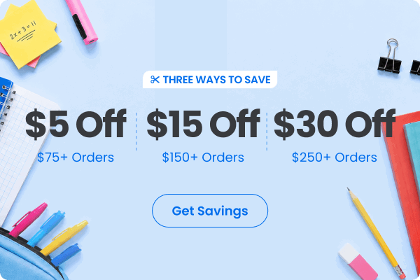 $5 Off $75, $15 Off $150, or $30 Off $250