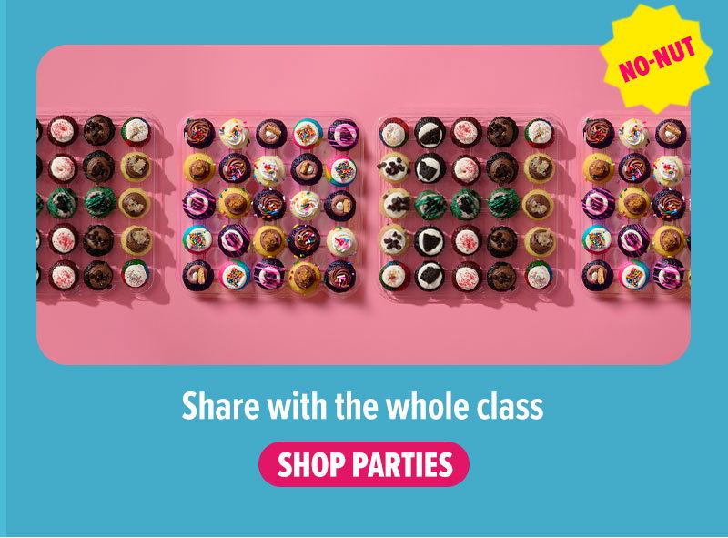 Share with the whole class! Shop the no nut all the flavors cupcake 100-Pack for parties.