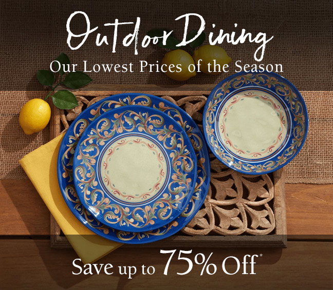 Shop our Lowest Outdoor Dining Prices of the Season