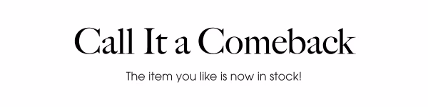 Call It a Comeback