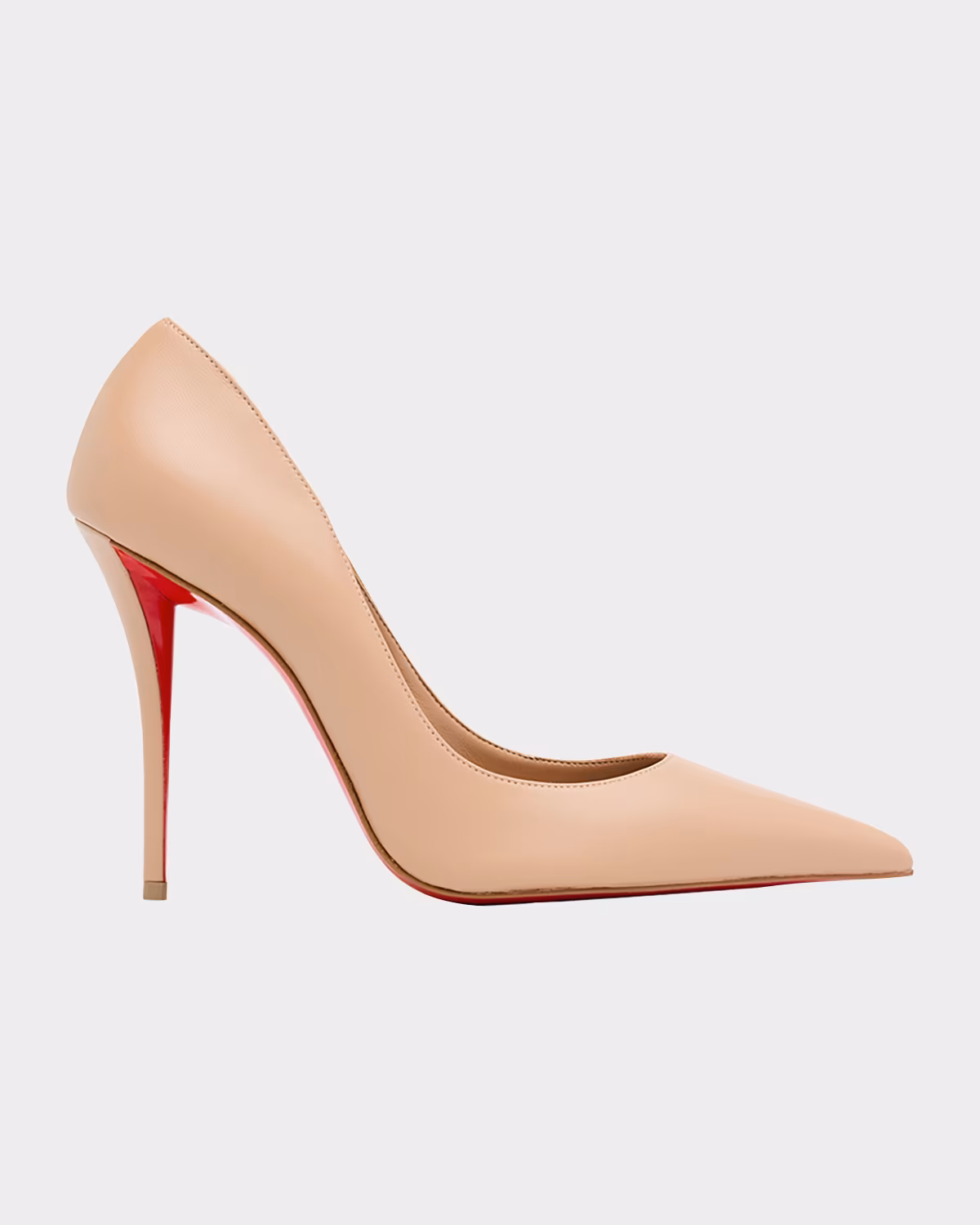 100mm Miss Z Leather Pointed-Toe Pumps