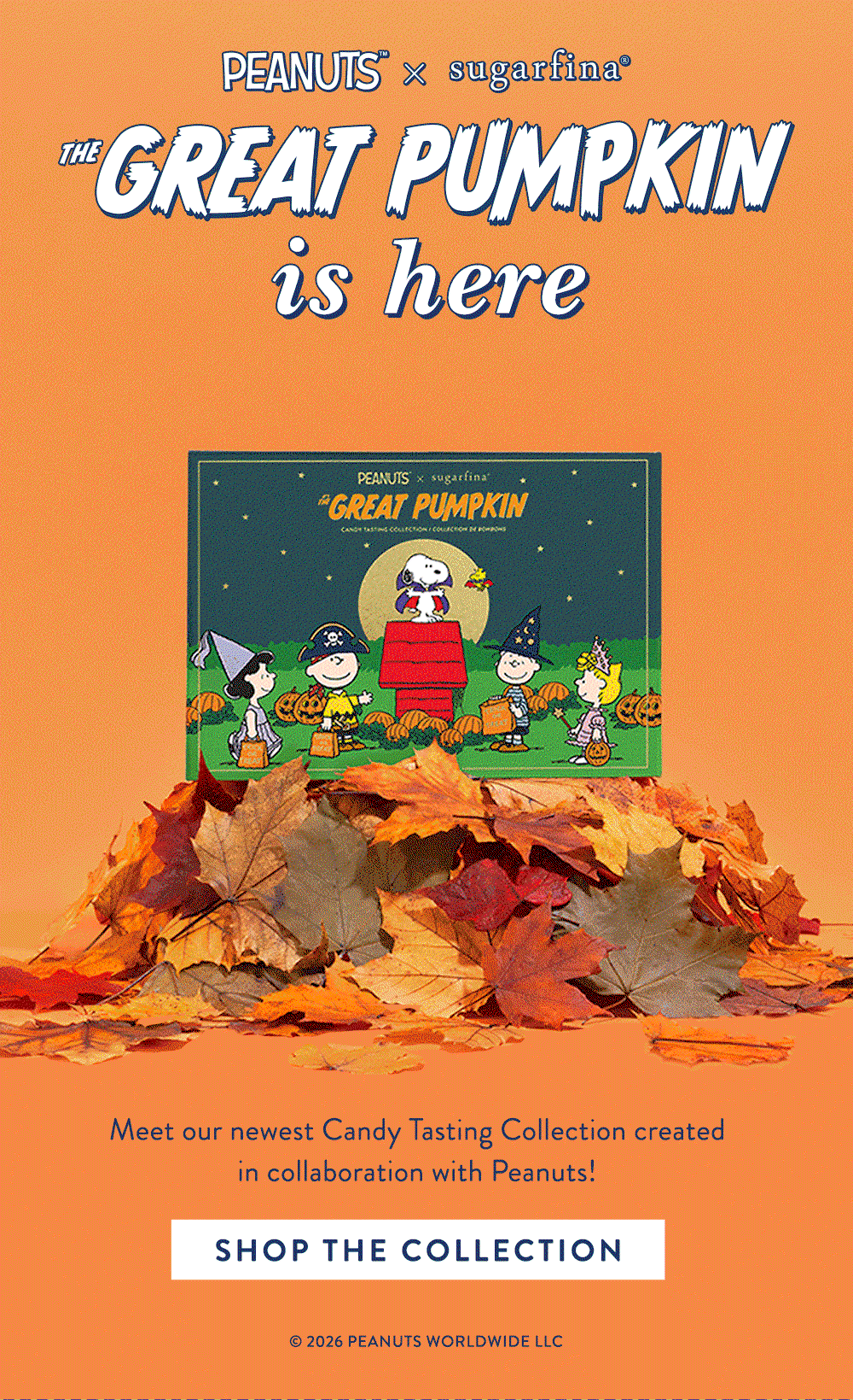 Peanuts x Sugarfina Halloween Candy Tasting Collection