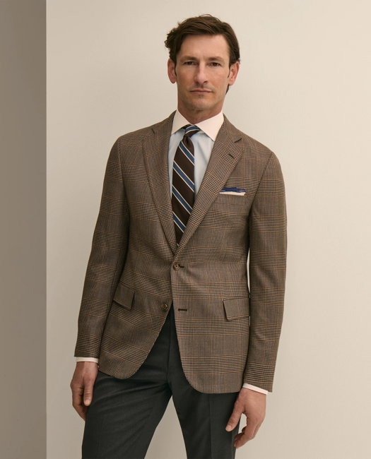 Image of Classic Fit Wool Glen-Plaid Sport Coat