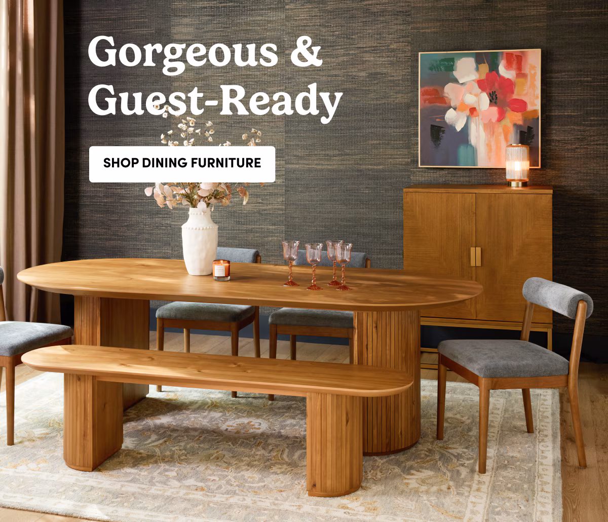Gorgeous & Guest-Ready shop dining furniture