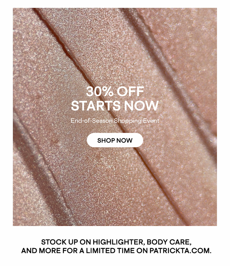 30% OFF STARTS NOW