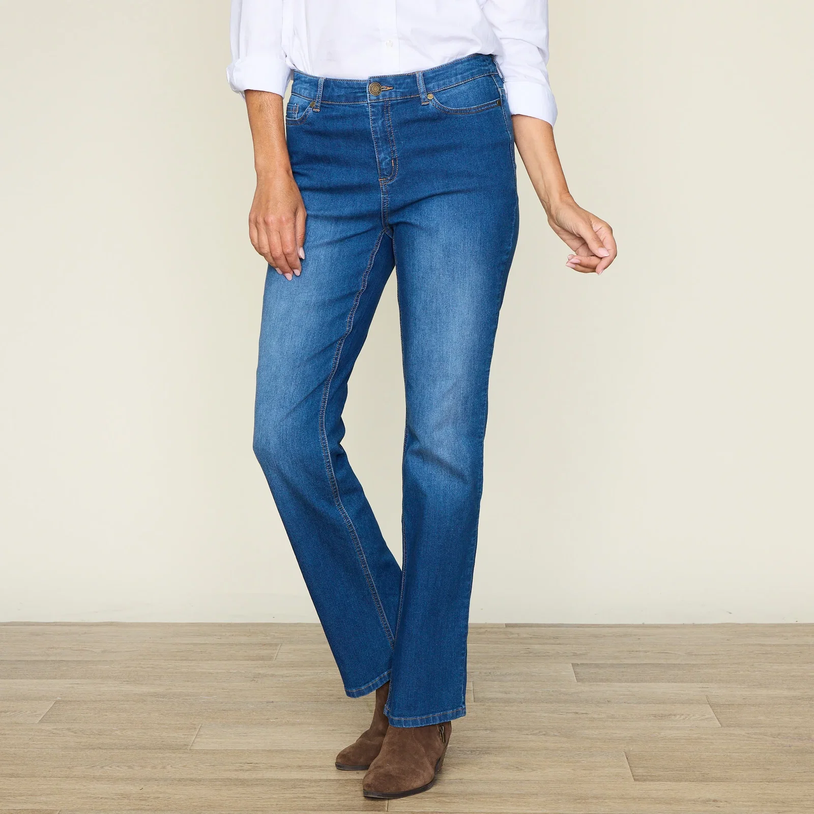 Image of Everyday Relaxed Fit Barely Boot Jean